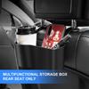 Multifunctional Auto Phone Holder for Cars Flexible Cup Holder High Bearing Headrest Water Bottle Box