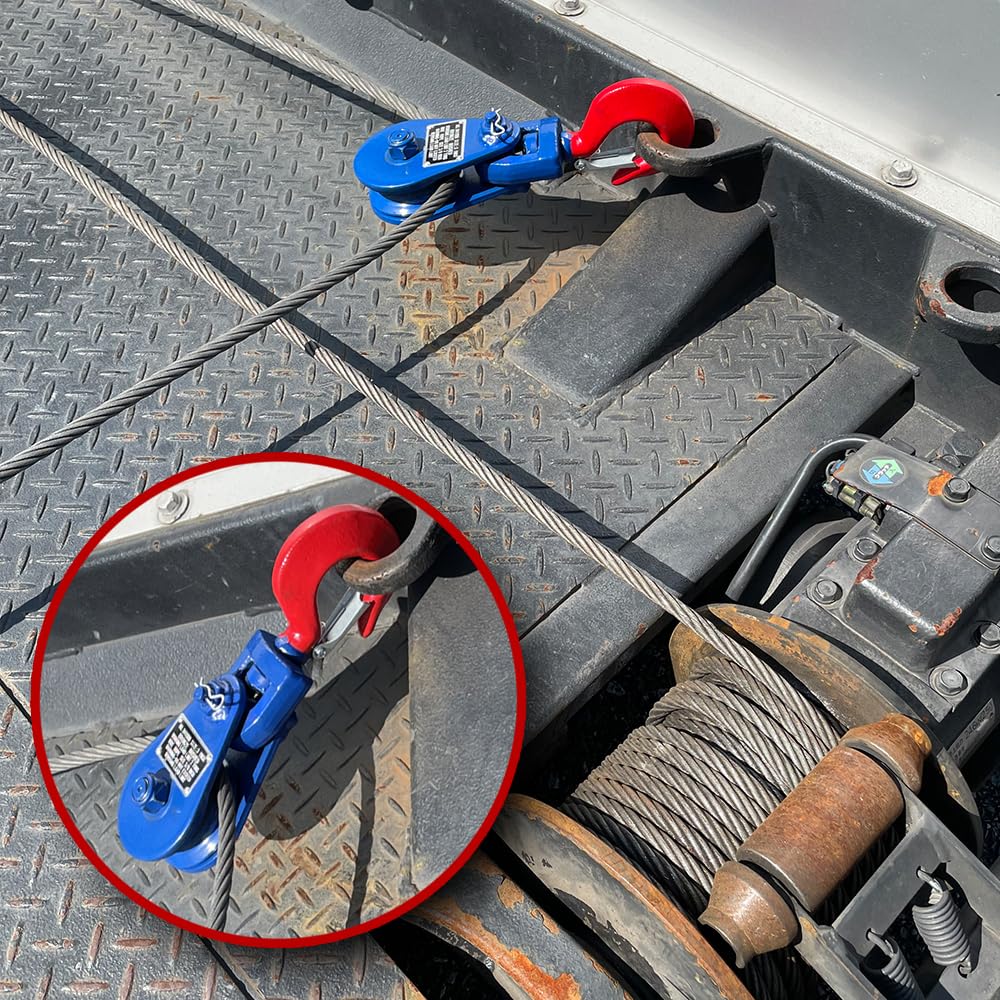 2-ton Snatch Block, Block Pulley, Hook Type, Swivel Type, for Tow Trucks, Loaders, Towing Supplies, Road Service