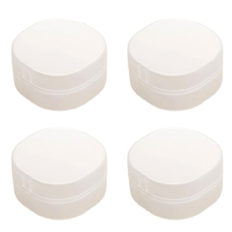 Square Shape Makeup Cotton Dispenser Plastic Storage Box Clear Compact Design Secure Closure For Vanity Countertop Organization