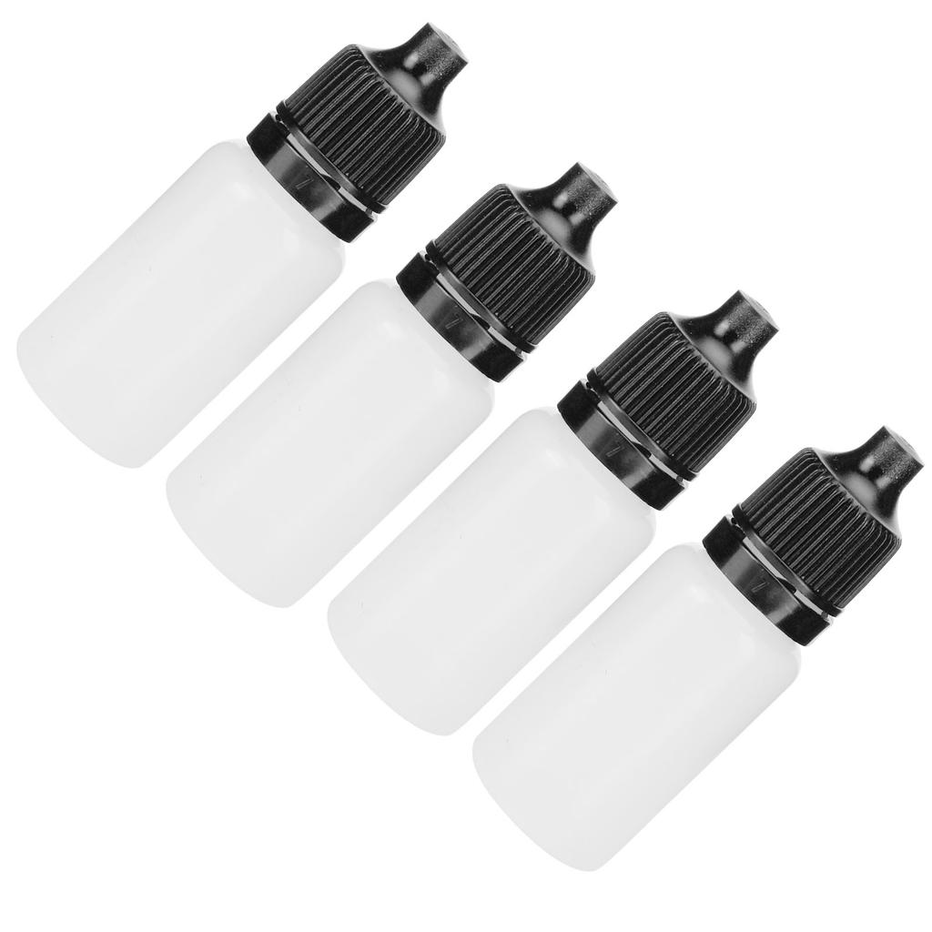 50 flaconi contagocce vuoti da 5 ml, flaconi per liquidi oculari comprimibili, con tappo e tappo