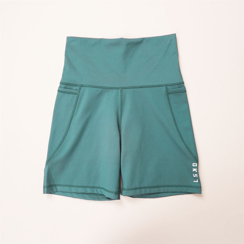 

Lskd Fitness Shorts European and American Internet Celebrity Iron Training Sports Thin Quick-Drying No. Breathable Type M141 Green L