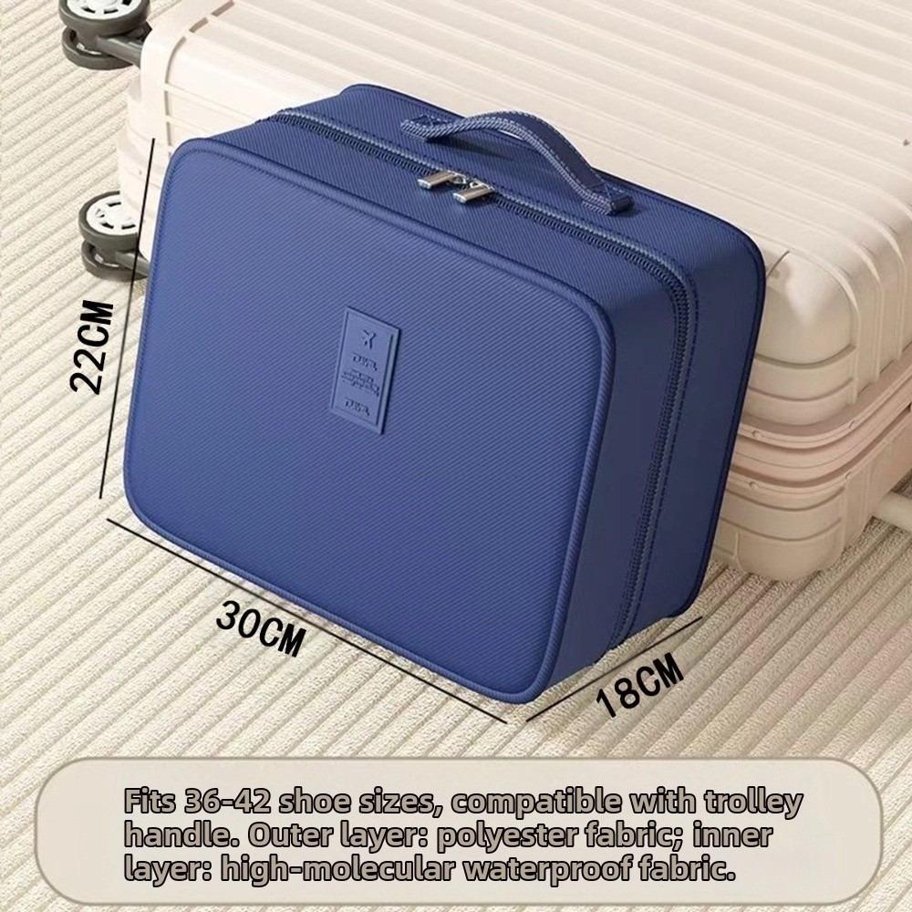 Zipper Travel Shoe Bag Multi-layer Storage Box Sneakers Storage Bag  Store 4 Pairs of Shoes