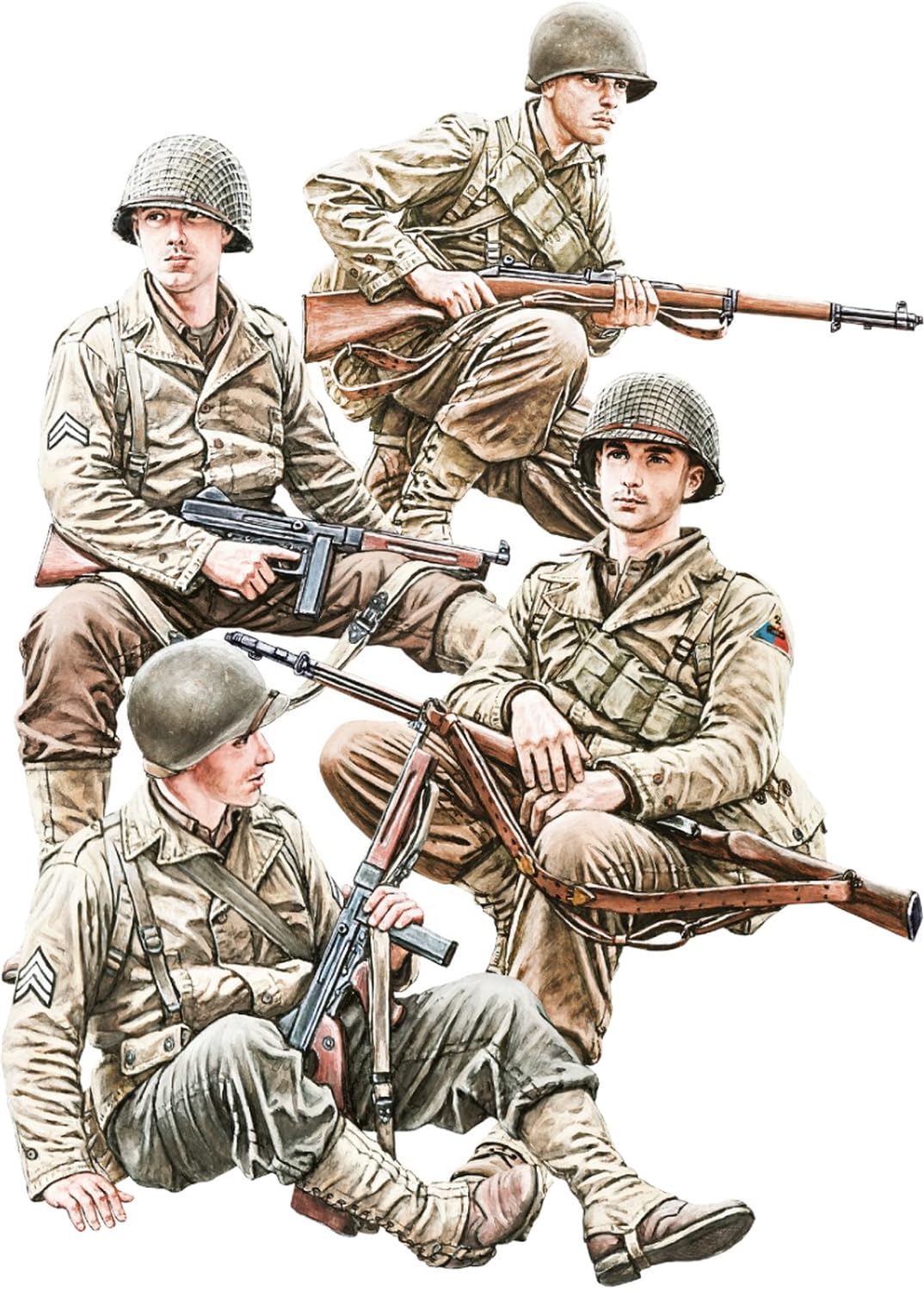 

Miniart American Tank Rider Set 1 Plastic Model MA35407 1/35 (People)