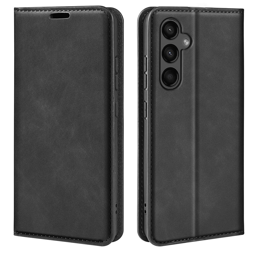 For Samsung Galaxy A15 5G Phone Case PU Leather Wallet Stand Skin-touch Mobile Phone Cover