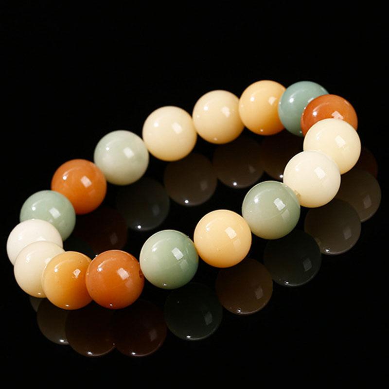 Multi Color Natural Stone Bracelet Beaded Stretch Bracelet for Women Men Unisex Pastel Healing Crystal Chakra Yoga Jewelry