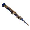 Bb Soprano Saxophone Portable Brass Professional Straight Saxophone for Beginner Students
