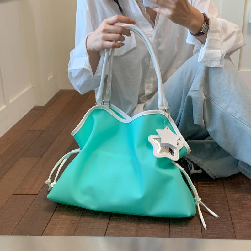 Cloud Bag With Drawstring Large Capacity For Commuting Women