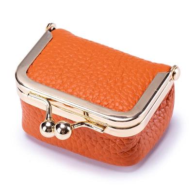 1Pc Genuine Leather Mini Jewelry Box, Organizer for Women - Mini Jewelry Travel Case,Small Travel Coin Purse Organizer Storage