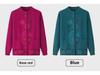 Warm Knitted Cardigan for Middle-aged and Elderly Women - Plus Velvet Winter Sweater Coat