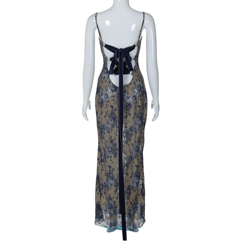 

French Romantic Lace Goddess s Favorite Open Back Tied Dress Vacation Style Seaside Atmosphere Evening Dress