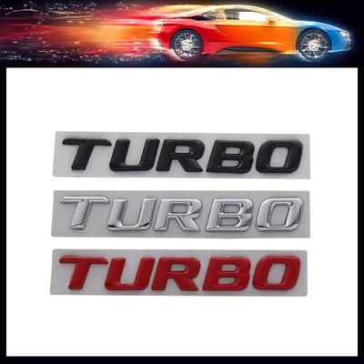 3D Premium Turbo for W204 W203 W212 W211 W124 W210 CLG Car Engine Hood Fender Trunk Tail Rear Bonnet Nameplate Decal Emblem Badge Sticker