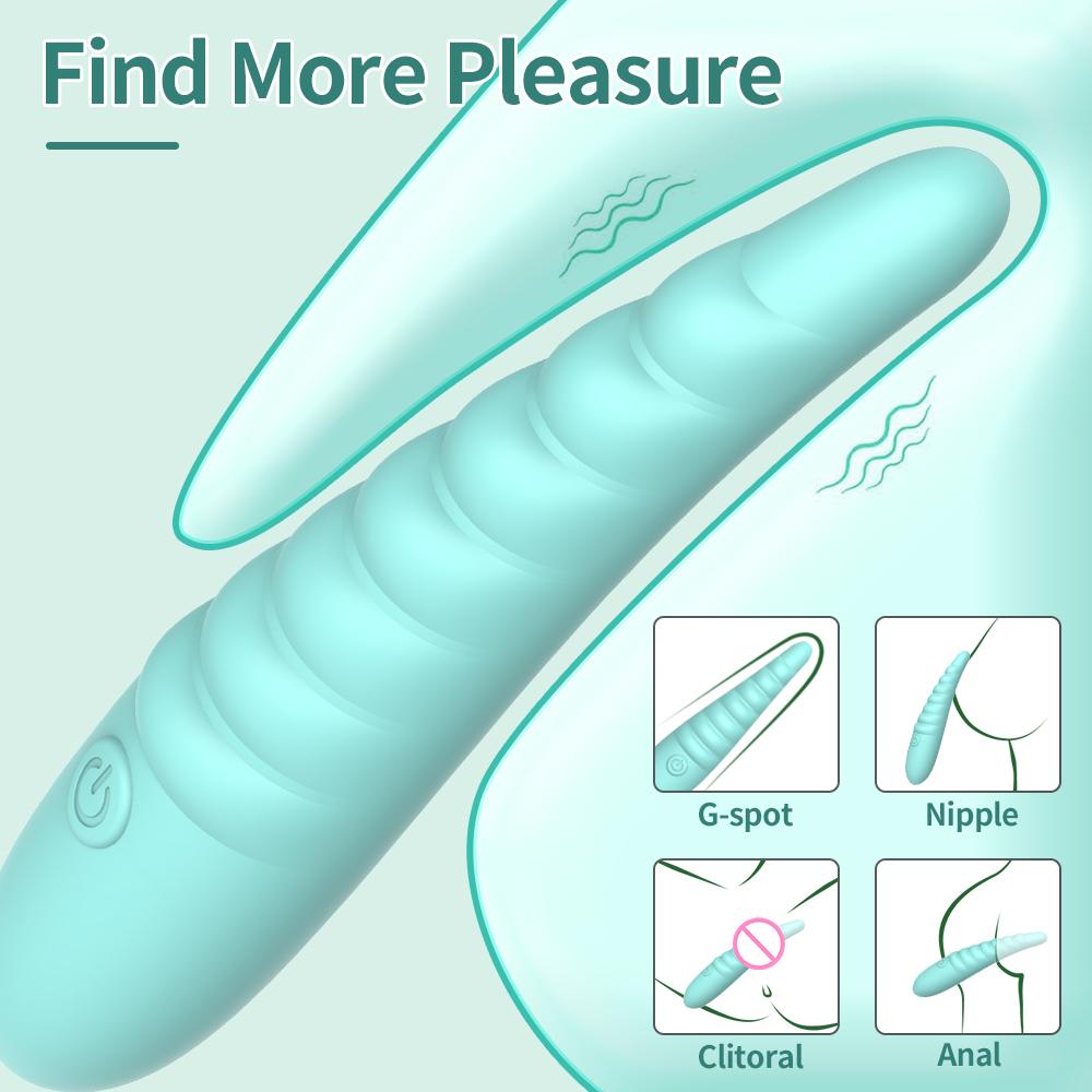 Liquid Silicone Vibrator Nipple Clitoris G-Spot Anal Stimulator Massager Electric Masturbator Adult Sex Toy For Women For Couple