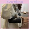 Urban Minimalist Leather Crossbody Bag With Suede Material For Daily Use