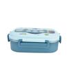 3 Compartment Leakproof Lunch Box With Soup Bowl Food Storage Container  For Office