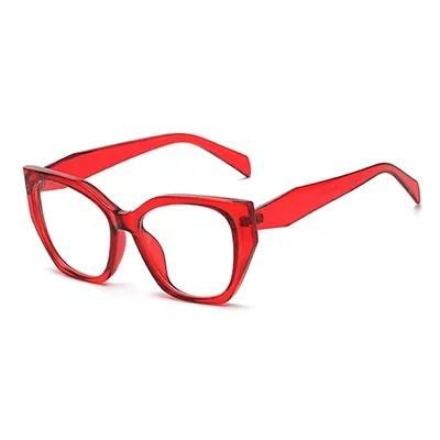 

Vintage Women s Glasses Frame Thick Eyeglass Female Grade Glasses 0 Diopter Prescription Myopia Frames Oculos De Grau Feminino красный