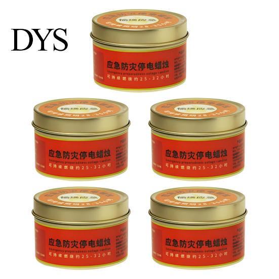 Long-lasting Emergency Candle 30 Hours Smoke-Free Odorless Survival Windproof 26-30 Lasting Disaster Prevention Candles for Power Outages Camping Safe