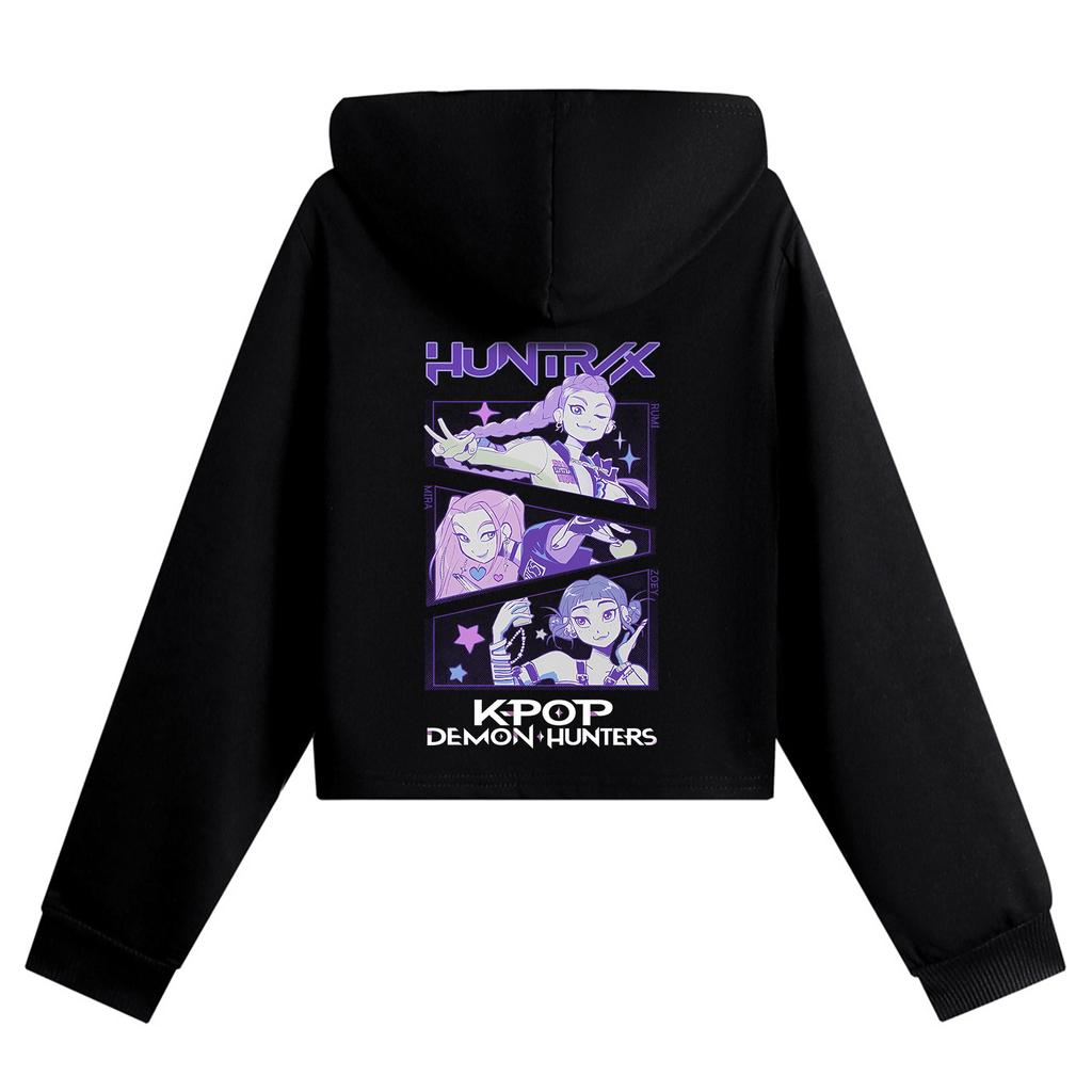 Kids' Long Sleeve Loose Pullover Letter Print Drawstring Hooded Sweatshirt