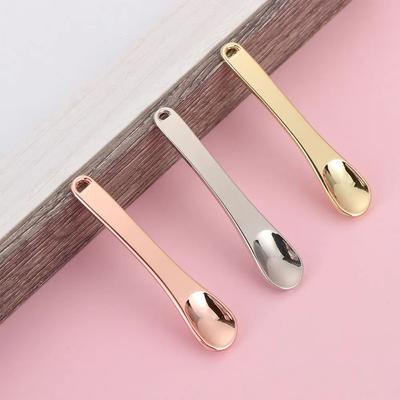 Spatula Beauty Scoop Makeup Cosmetic Metal Reusable Scoop Mini Spoon