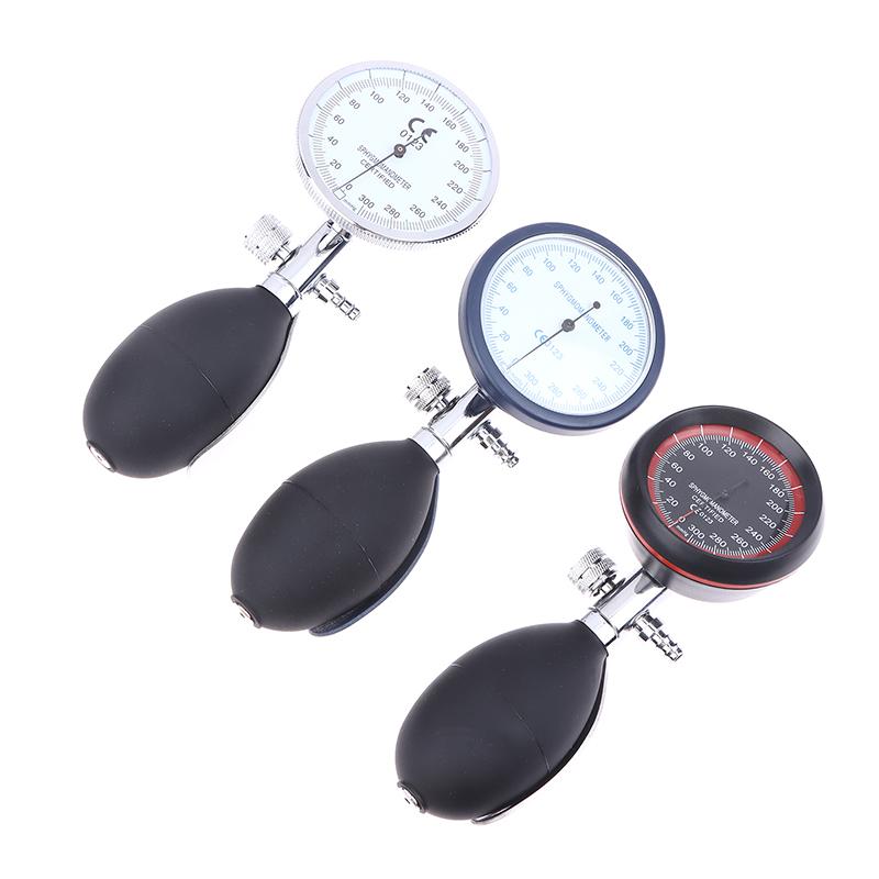 Hand-Held Pressure Display Gauge 300mmHg with Ball for Aneroid Sphygmomanometer NIBP Cuff Blood Pressure Measurement Accessory