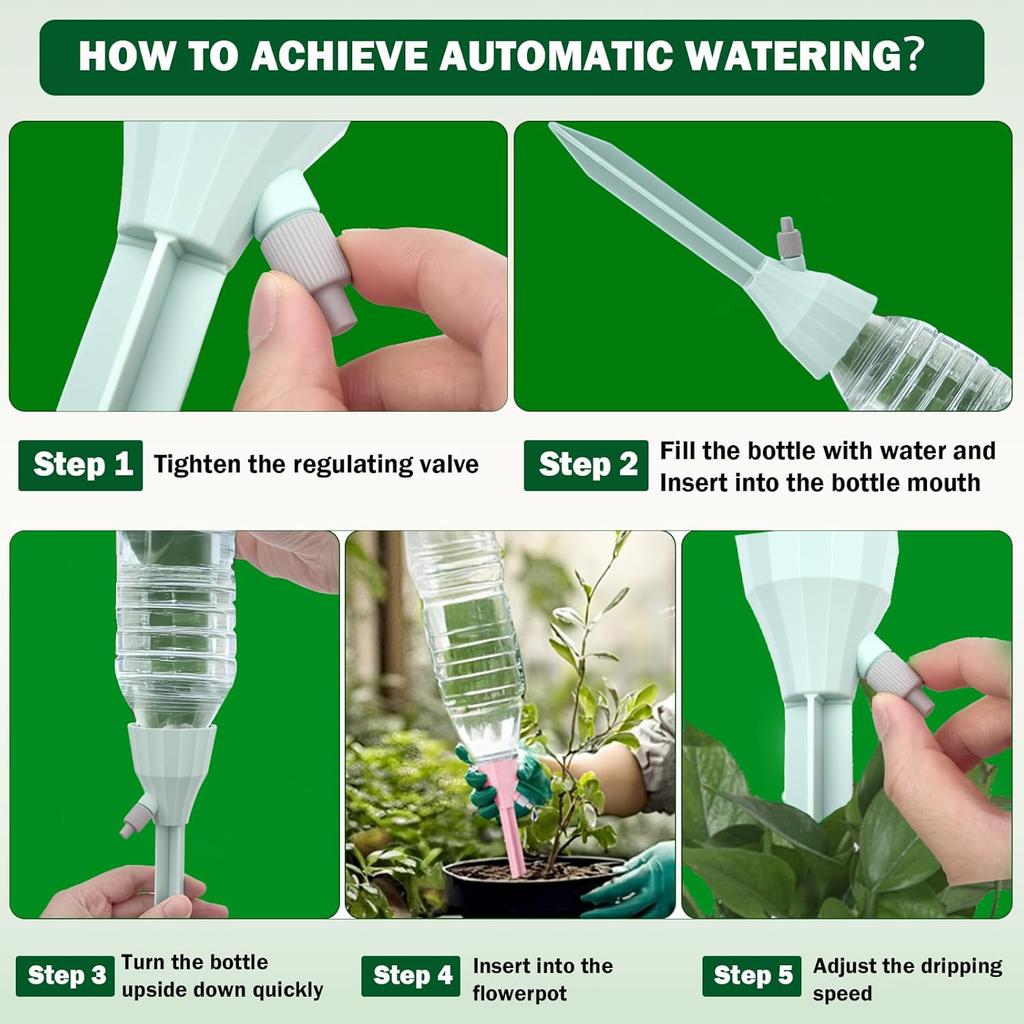 1/3pc Garden Drip Irrigation Plant Flower Water Dispenser Adjustable Automatic Drip Irrigation Potted Plants Irrigation Kits