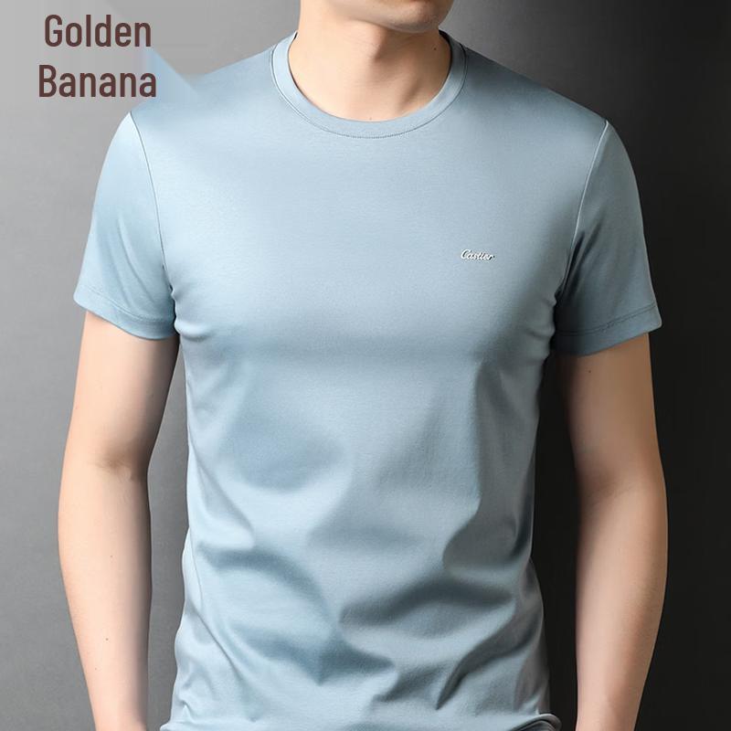 Jinjuan Men s 100% Cotton Short-Sleeve T-Shirt M