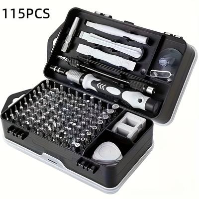 115 In 1 Multifunctional Precision Magnetic Screwdriver Set Computer PC Mobile Phone Equipment Repair Screwdrive Kit Hand Tools