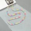 1PC Plastic Chain Female Mobile Phone Phone Case Acrylic Buckle Chain Macaron Color Lanyard Anti Loss And Anti Drop Multiple Sizes