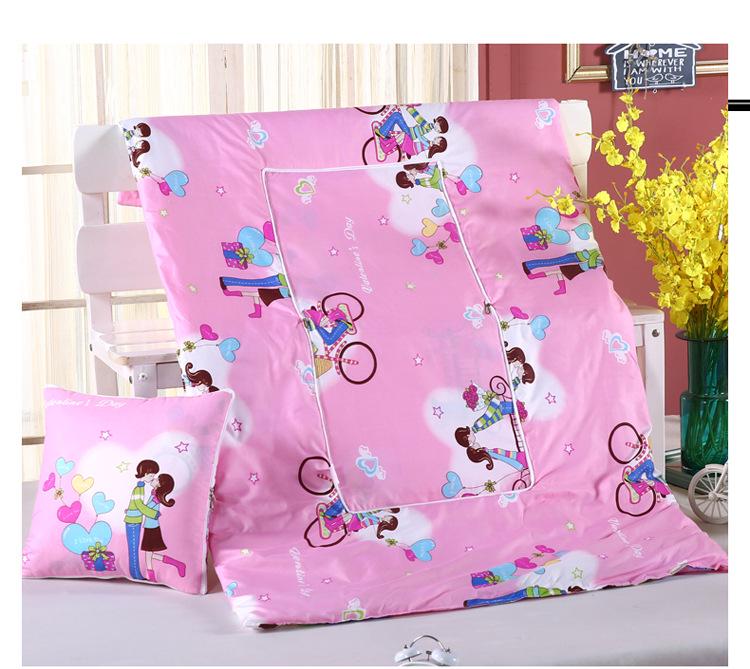 Dual-Use Pillow Blanket: Air Conditioning Quilt & Lumbar Cushion for Sofa, Car, or Office