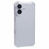 For iPhone 16 Case Electroplating Clear TPU Phone Cover with Lens Film
