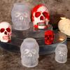 Skull Silicone Mold DIY Halloween Home Decoration 3D Skeleton Head Epoxy Resin Candle Halloween Handicraft Handmade 2025 New