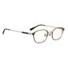 Used [Kate Spade New York] Kate Spade Date Glasses MCCOY/FJ 47 Size Brown Titanium Frame Women's Stylish Non Prescription Glasses Yellow Sand Pollen