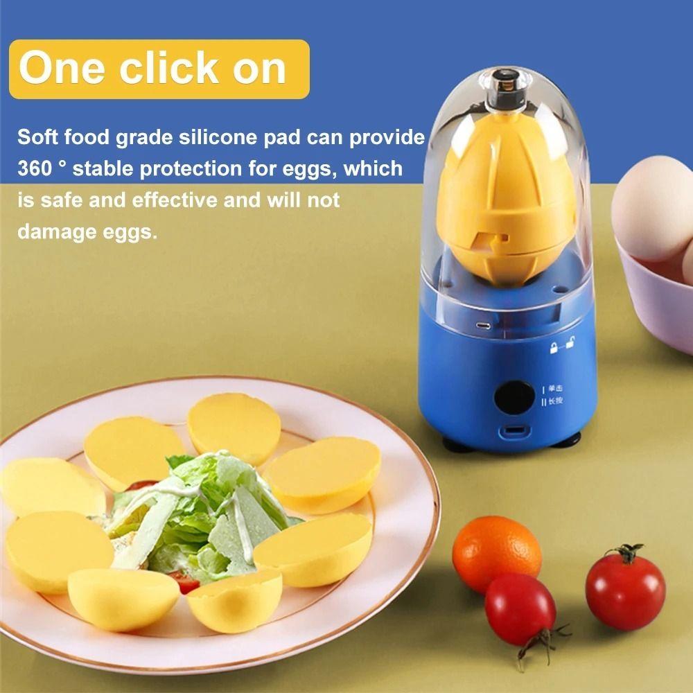 Portable Golden Egg Maker PP Plastic Automatic Egg Beater Cute Electric Egg Spinner  Mixing Egg