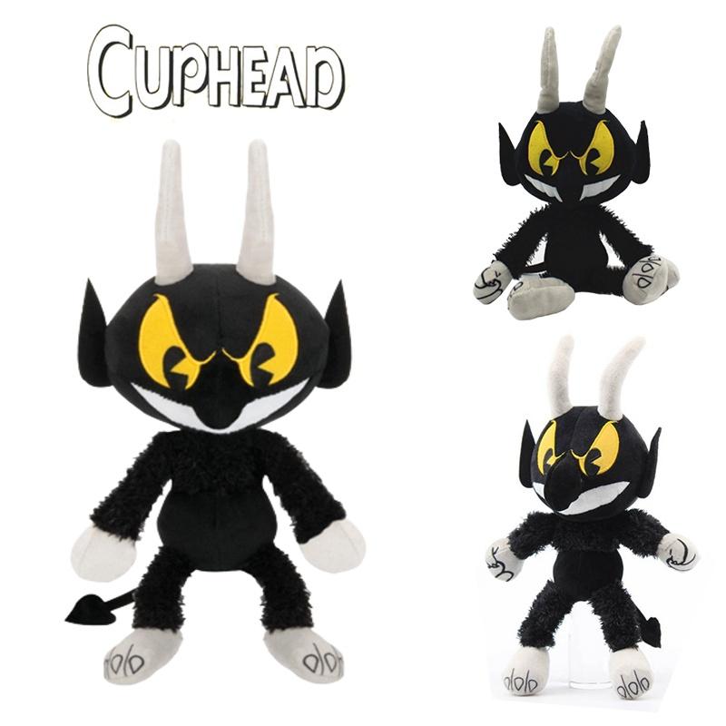 Devil Cuphead Mugman Boss Plush Toy Stuffed Animal Doll Kid Baby Xmas Decor Gift