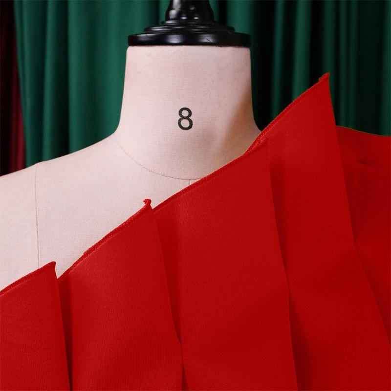 Plus Size Women Sexy Slant Neck High Waist Ruched Mid Length Banquet Party Dress