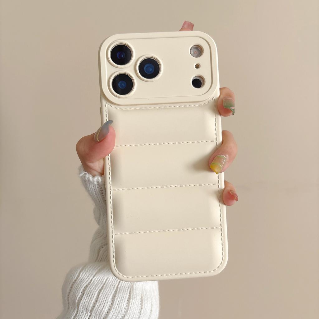 Autumn and winter wave three-dimensional down jacket iPhone11Promax mobile phone case Korean Apple 11P protective case