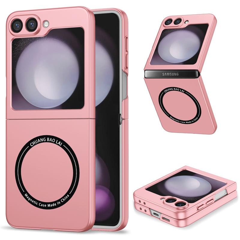 Applicable To Samsung Z FLIP7 Folding Phone Case Magsafe Magnetic Galaxy Z FliP6 Anti-drop Case