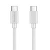 Cabo USB-C USB-C Branco 1m para Samsung Galaxy Z FLIP 6 / Z FOLD 6 / Z FLIP 5 / Z FOLD 5 [LOTE 2] Phonillico®