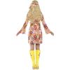 Smiffys Womens/Ladies Hippie Flowers Costume Set