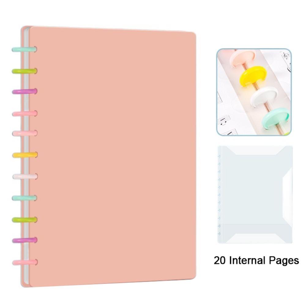 Plastic Music Score Folder A4 Transparent Music Clip Flexible Portable Document Storage Organizer Paper Sheets Protection
