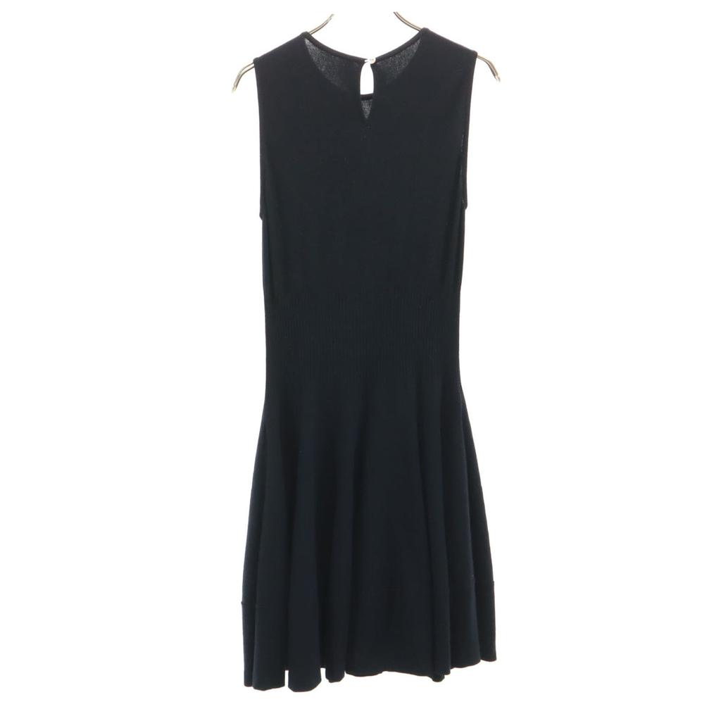 DAISY LIN PARIS fabriqué au Japon Tricot sans manches Robe longueur genou 38 noir Femme Occasion