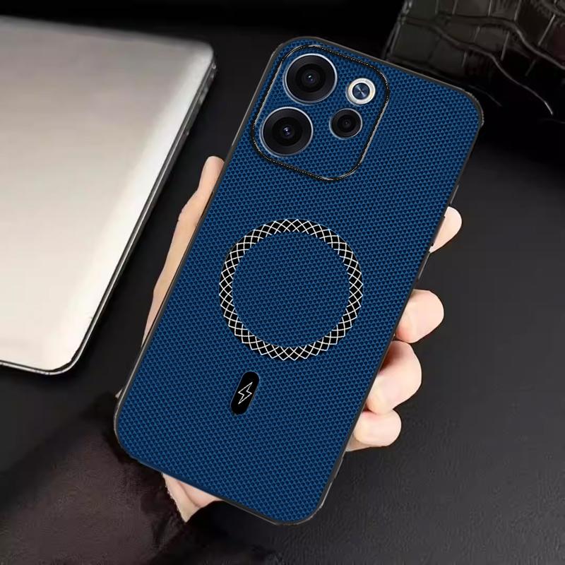 Biruiqu OPPO Reno 15F New Ultra-thin Magnetic Leather Shock-absorbing Protective Phone Case