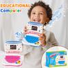 Brinquedo Educacional de Computador para Crianças, Idade 3+ Alfabetização Matemática Música Aprendizado, Máquina de Aprendizado Precoce, Presente de Aniversário Natal