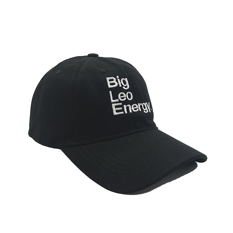 Zodiac Embroidey Cotton Baseball Cap Men Soft Top Black Color Outdoor Sun Hat Women Sport Sunshade Caps Unise Gorras