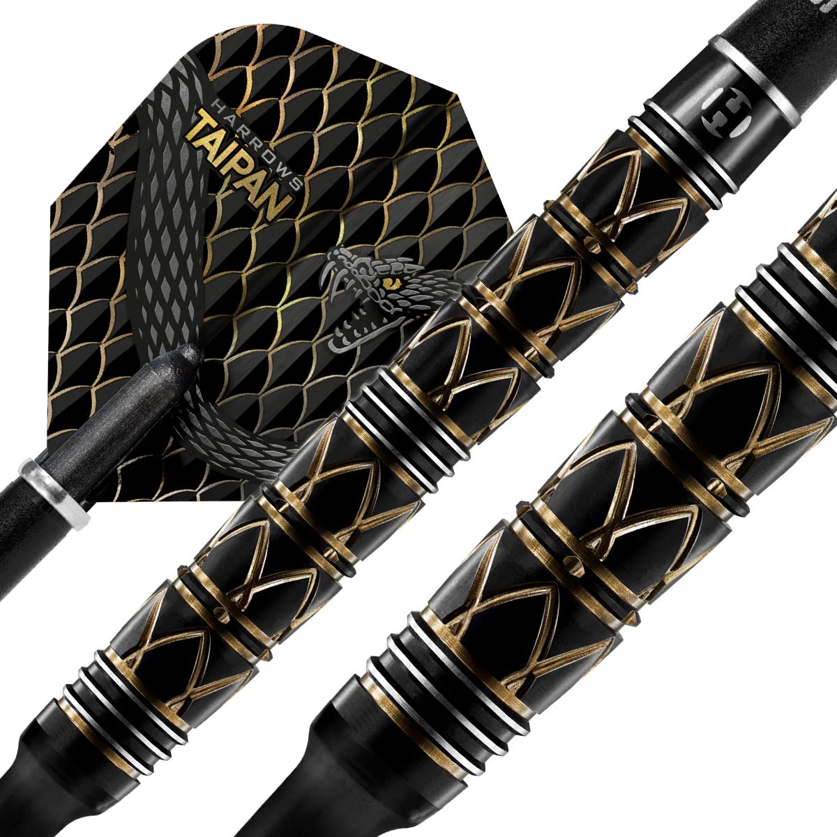 Harrows Taipan 90% tungsten soft tip darts (18) had6351