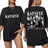 Vintage Korean Style Katseye Graphic T Shirts Kpop Fashion Men Women Popular T-shirt Streetwear Fashion Statement Shirt Harajuku