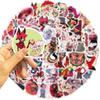 50 Pictures of Animated Hell Inn Graffiti Stickers Guitar Notebook Suitcase DIY Waterproof Stickers