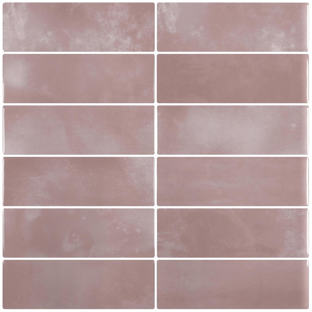 VaryPaper Tile Stickers Wall Decals Wallpaper Stickers Removable Wallpaper Sheets Pink 3D Interior Decor Set Brick Pattern Tile Sheets Mosaic Tiles