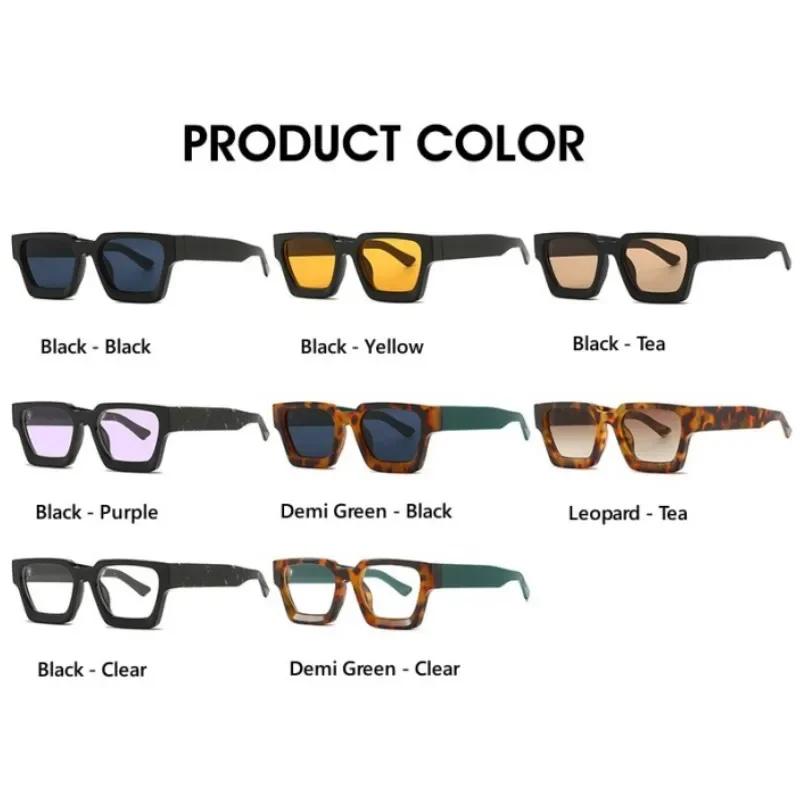 New Retro Square Sunglasses For Women Men Fashion Luxury Brand Vintage Frame Sun Glasses UV40 Protection