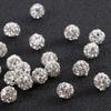 500pcs Creative DIY Projects Rhinestones Bead White Sparkling Clay Beads Ornament for Unique DIY Necklace and Bracelets