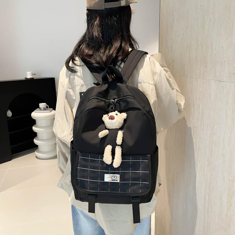 Junior high school students simple and beautiful backpack Japanese ins schoolbag girls lightweight college style girl backpack